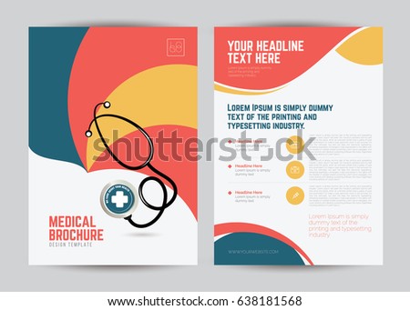 health brochure design template vector download free vector art