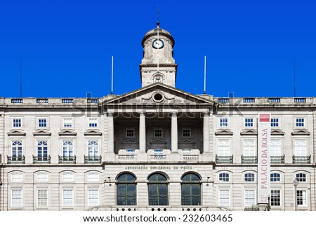 PORTO, PORTUGAL - JULY 02: The Palacio da Bolsa (Stock Exchange Palace) is a historical building on July 02, 2014 in Porto, Portugal