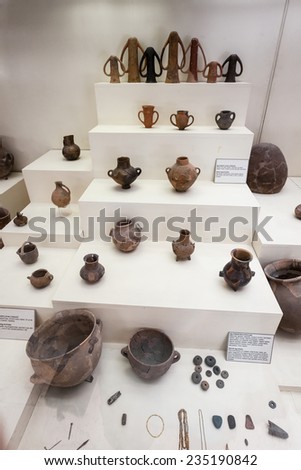 ISTANBUL, TURKEY - SEPTEMBER 07, 2014: Istanbul Archaeology Museum on September 07, 2014 in Istanbul, Turkey
