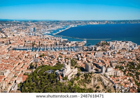 Similar – Image, Stock Photo Marseille / Old Town