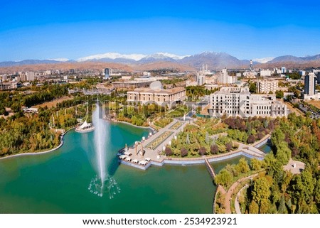 Similar – Image, Stock Photo Panoramic view of Lake Bled, Slovenia