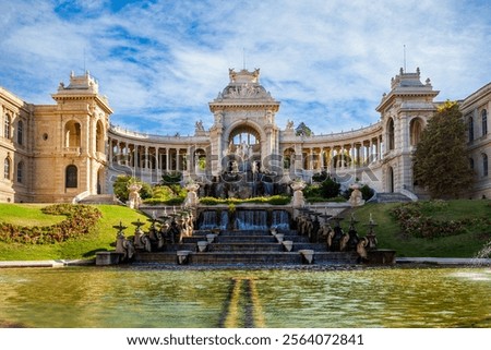 Similar – Image, Stock Photo Marseille / Fountain with color addition