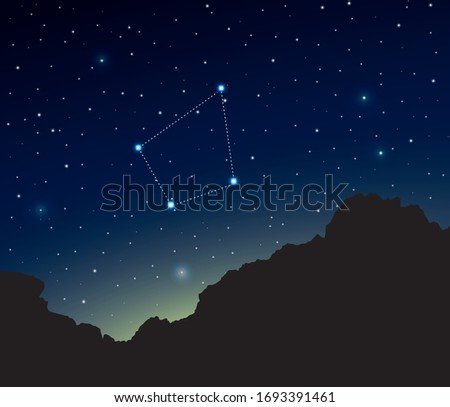 Constellation Norma in deep space