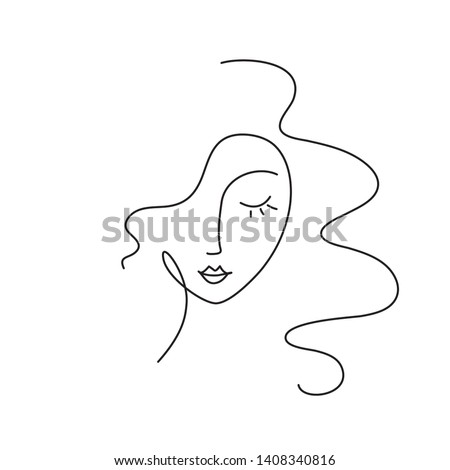 Similar – Image, Stock Photo Portrait of single beautiful Caucasian woman hold cellphone in hand and sitting on sofa while looking away thoughtfully