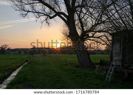 Similar – Image, Stock Photo idyllic rural road feldweg