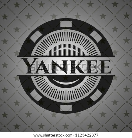 Yankee retro style black emblem