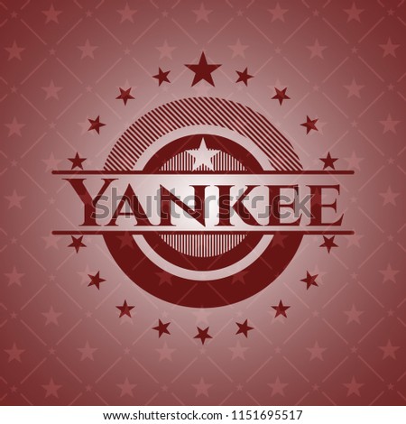 Yankee red emblem