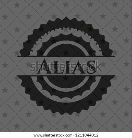 Alias dark icon or emblem