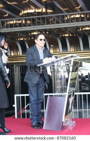 HOLLYWOOD - OCTOBER 20: Musician Dave Koz talks about his friends Bebe and Cece Winans at the Walk of Fame Ceremony where they received a star on October 20, 2011 in Hollywood, CA.