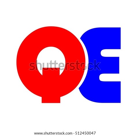 letter Qe logo vector