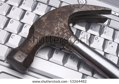 When you get overworked sometimes you want to take a hammer to your computer!