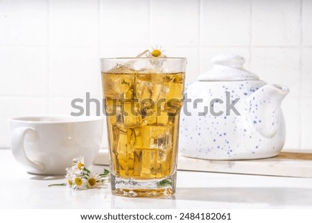 Similar – Image, Stock Photo Ice cube with daisies