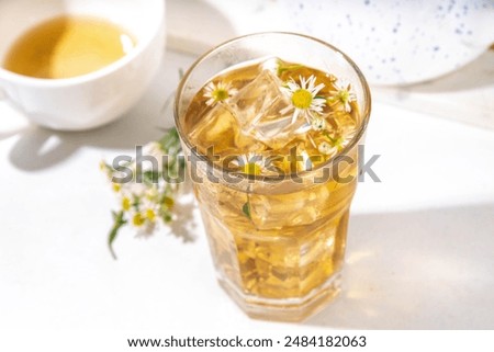 Similar – Image, Stock Photo Ice cube with daisies