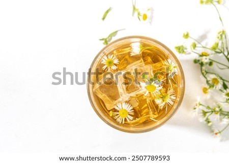 Similar – Image, Stock Photo Ice cube with daisies