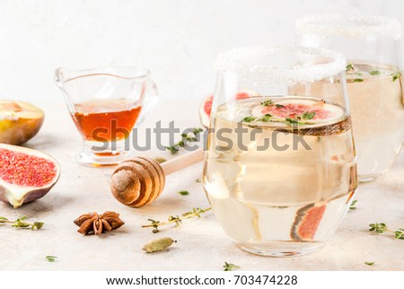 Similar – Image, Stock Photo Wine and figs, the terraces of Sanssouci