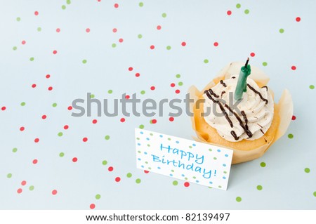 Small happy birthday cake