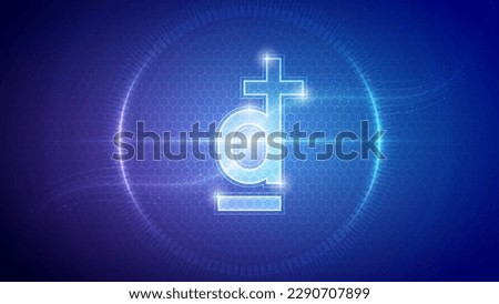 Viet Nam Dong (VND) Sign Symbol Futuristic Hologram Neon Glow Cybernetic Digital Circuit Currency Cryptocurrency Exchange Trading Backdrop Background Design Vector