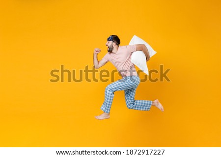 Similar – Image, Stock Photo Bed bounce on a box spring bed