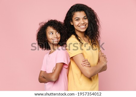 Similar – Image, Stock Photo Two little girls are fishing in ocean surf at sunset. Summer leisure, hobby and fun for kids.