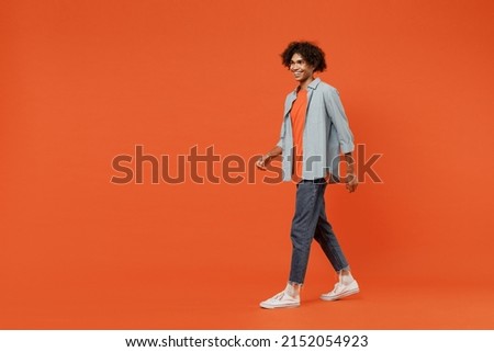 Similar – Image, Stock Photo African man with red T-shirt