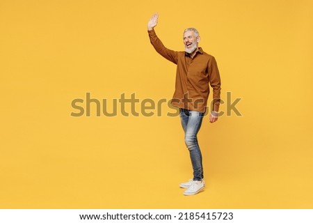 Similar – Image, Stock Photo grey-haired man with full beard