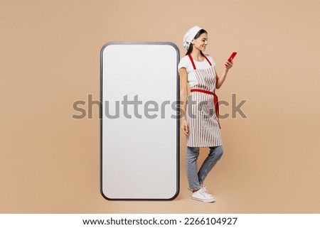 Similar – Image, Stock Photo Latin woman preparing color palette for painting