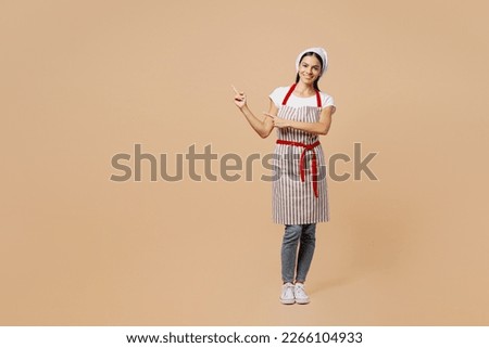 Similar – Image, Stock Photo Latin woman preparing color palette for painting