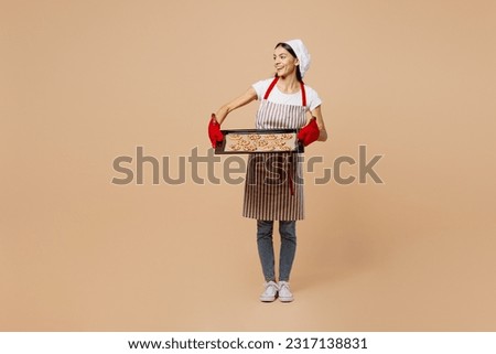 Similar – Image, Stock Photo Latin woman preparing color palette for painting