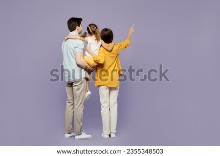 Similar – Image, Stock Photo View to the back Man rides a bicycle through nature and makes a bicycle tour