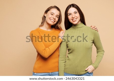 Similar – Image, Stock Photo sisters girl Sister