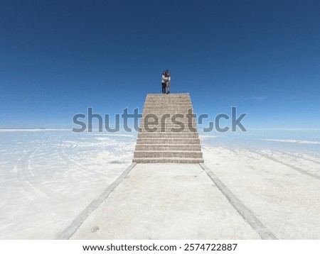 Similar – Image, Stock Photo endless expanse on the northern beach of Borkum