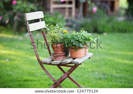 Similar – Image, Stock Photo garden tools holidays