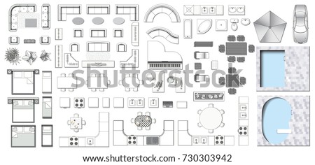 set top view for interior icon design elements for living room bedroom kitchen - Free Floorplan Design set top view for interior icon design elements for living room bedroom kitchen - Free Floorplan Design