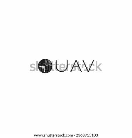 
  Drone, UAV shop logo, poster. Drone icons set. Collection of 4 drone's isolated on white background. Vector illustration
