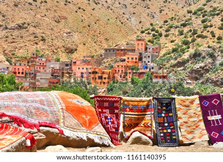 Similar – Image, Stock Photo The Berber village of Asni comprised of clay houses