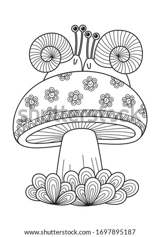 indie aesthetic coloring pages mushroom  image result for