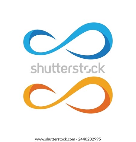 Infinity Design Vector icon illustration Logo template design