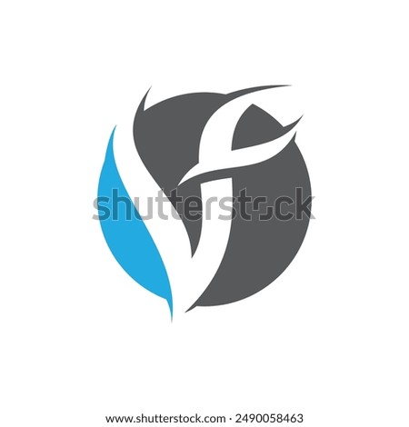 V Letter Logo Template vector icon illustration