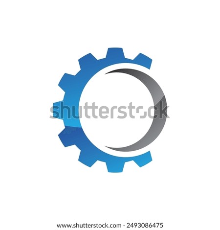 Gear vector icon illustration design template