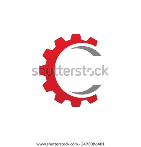 Gear vector icon illustration design template