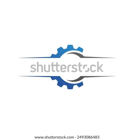 Gear vector icon illustration design template