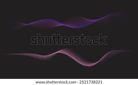 Abstract isometric 3d particle line graph