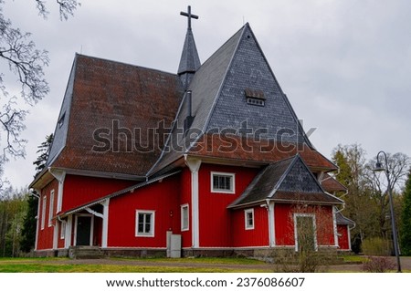 Similar – Foto Bild Giebelkreuz Haus Dach