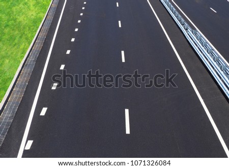 Similar – Foto Bild Autobahnstreifen Gitter