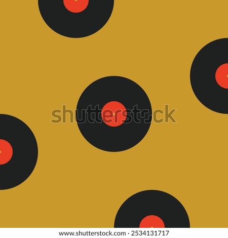 Vynil. Musical poster for your design. Music design elements for card, invitation, flyer. Music cover. Music background vector illustration. Vinyl records.