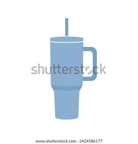 Water Bottle Mug, Water Bottle Vector, Trendy Bottle, Tumbler Icon, Coffee Tumbler, Bottle Vector Illustration