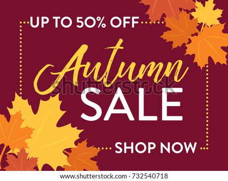 fall sale signs