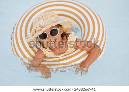 Similar – Image, Stock Photo Child with sunglasses