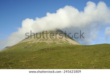 Mountains of Squrr Mhairi, Cuillin Hills, Skye