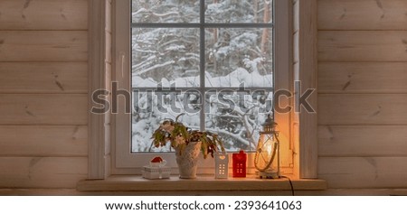 Similar – Image, Stock Photo Garden in winter Evening